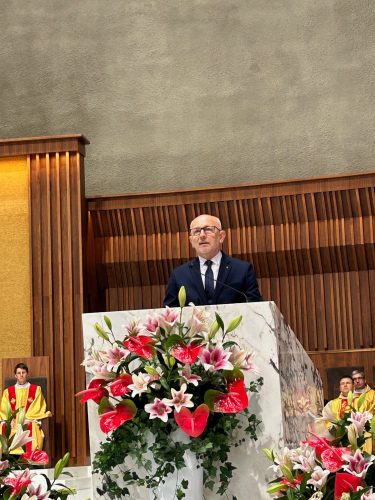 18.10.2025 – Relikwie bł. Stanisława Kostki Starowieyskiego w Świątyni Opatrzności Bożej w Warszawie