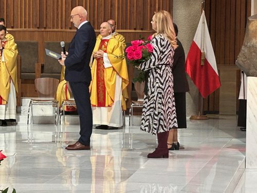 18.10.2025 – Relikwie bł. Stanisława Kostki Starowieyskiego w Świątyni Opatrzności Bożej w Warszawie