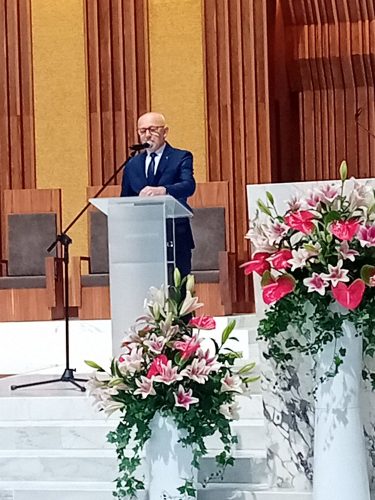 18.10.2025 – Relikwie bł. Stanisława Kostki Starowieyskiego w Świątyni Opatrzności Bożej w Warszawie