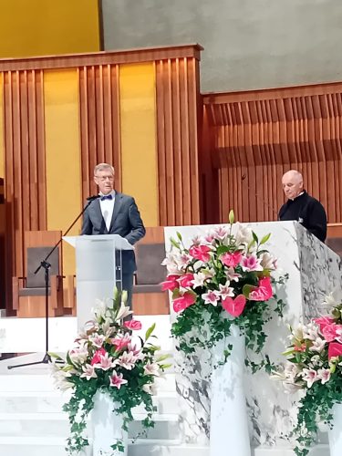 18.10.2025 – Relikwie bł. Stanisława Kostki Starowieyskiego w Świątyni Opatrzności Bożej w Warszawie